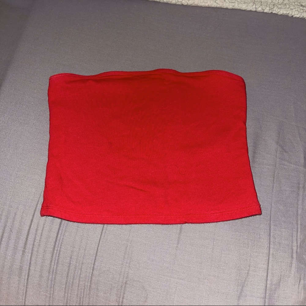 Hollister Red Tube Top